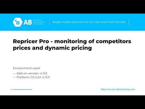 Update of "rePricer Pro - monitoring of competitors prices and dynamic pricing" add-on v1.3.0