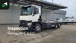 Renault C 460 6X2 20 tons Hyva 20-57-S containersystem Lift+steering Axl hook lift truck | Image 4 - Autoline