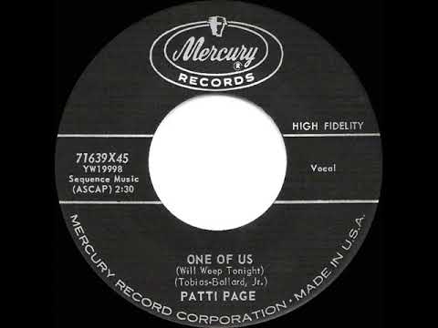 1960 HITS ARCHIVE: One Of Us (Will Weep Tonight) - Patti Page