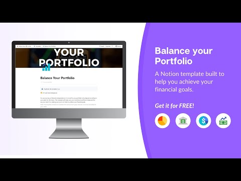 Balance your Portfolio | Free Notion Template  | Prototion