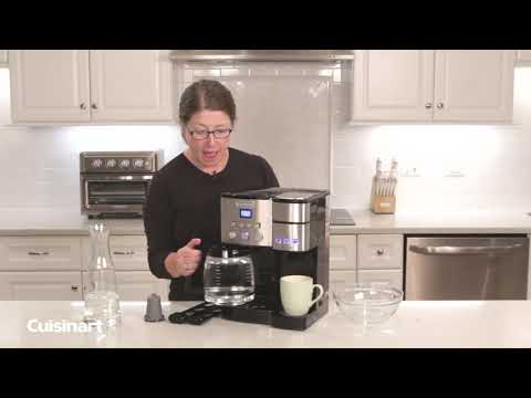 Cuisinart Single Serve + 12 Cup Coffee Maker, Offers 3-Sizes: 6-Ounces,  8-Ounces and 10-Ounces, Stainless Steel, SS-15P1