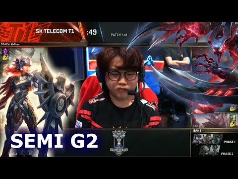 RNG vs SKT | Game 2 Semi Finals S7 LoL Worlds 2017 | Royal Never Give Up vs SK Telecom T1 G2
