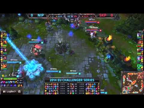 EU Challenger 2014 Spring Ro8: Ninjas in Pyjamas vs SK Prime Game 1 Highlights