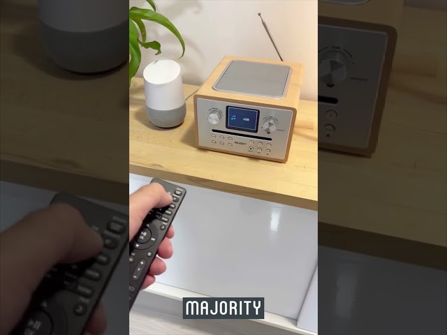 Vídeo relacionado con MAJORITY Homerton Radio Internet con Reproductor de CD | Radio WiFi con Dab+, Bluetooth y Despertador | Spotify Connect, Podcasts, FM, 90 Preajustes | EQ Personalizado y Mando a Distancia (Roble)