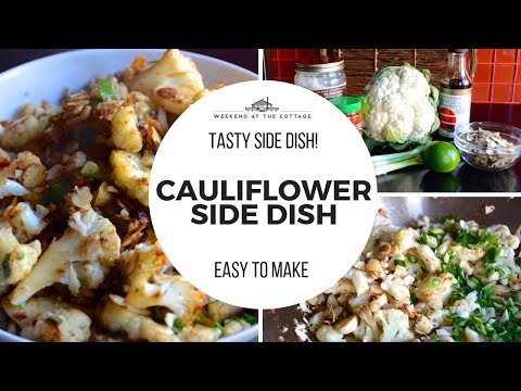 Amazing CAULIFLOWER SIDE DISH | Quick & Easy!
