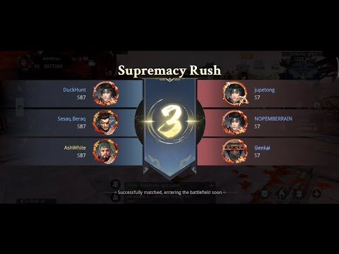 Practice Guan Yu with guild mates - Dynasty Legends 2 #dynastylegends2 #gameandroid #gameplay #games