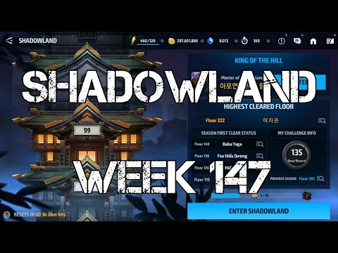 CLEARING SHADOWLAND WITH ALL UNIS WEEK 147 MARVEL FUTURE FIGHT