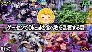 【ゲーセン】ダイエット中なので0kcalの食べ物キーホルダーをゲーセンで乱獲する男！！【とりっぴぃ/愛の戦士】
