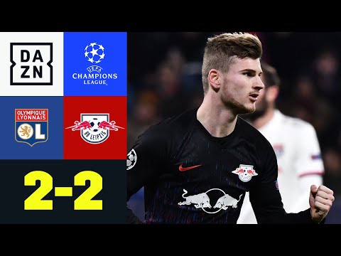 Die Roten Bullen sichern Gruppensieg: Lyon - RB Leipzig 2:2 | UEFA Champions League | DAZN