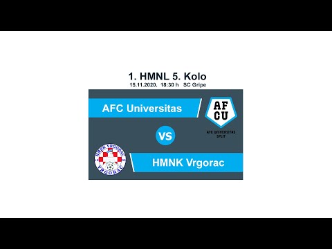 AFC Universitas Vs HMNK Vrgorac - Live Stream