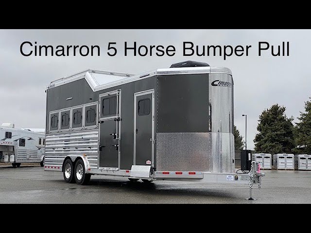 Preview image of 2022 Cimarron Norstar 5 Horse Bumper Pull youtube video
