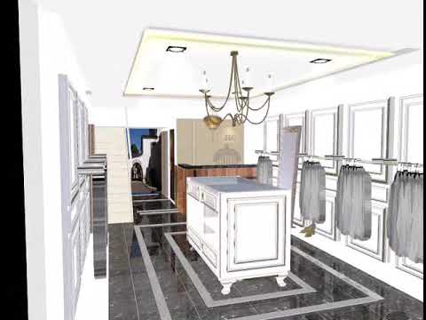 精品服飾店3D環景影片-李楊設計作品