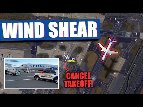 Several hospitalized after a UNITED plane encounters WIND SHEAR on short final!