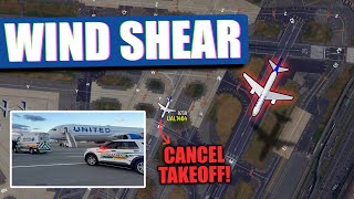 Several hospitalized after a UNITED plane encounters WIND SHEAR on short final!