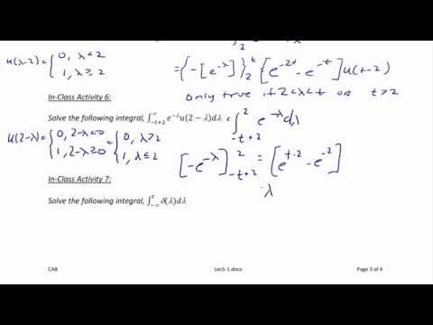 ECE205 Lecture 5-1: Linear Time-Invariant Systems