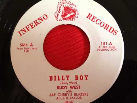 RUDY WEST WITH JAP CURRY'S BLAZERS...BILLY BOY...INFERNO RECORDS