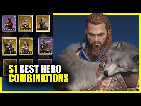 S1 Best Hero Combination in Viking Rise || F2P & P2W  Hero Combination in Viking Rise