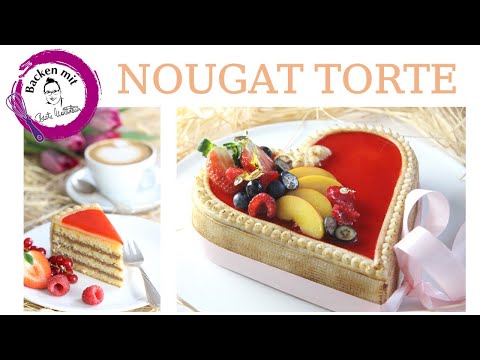 Marzipantorte/Nougattorte von Spitzenpâtissière Beate Wöllstein /Profi-Rezept /Kompletter Backkurs