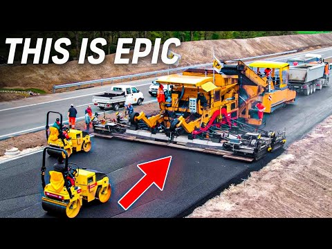 World’s Most amazing modern Technology ROAD Construction
