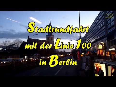 Stadtrundfahrt Berlin Linie 100 vom Alex bis Zoo - fast Unfall
