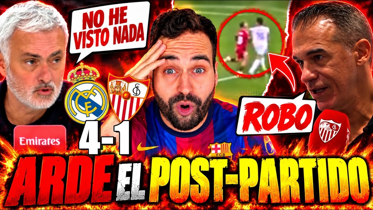 🚨¡ESCÁNDALO TOTAL! El Sevilla EXPLOTA contra el Real Madrid y Mourinho sorprende