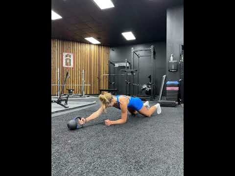 Modified Plank With KB Slide Up