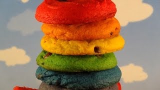 Rainbow Chocolate Chip Cookies- with yoyomax12 (Collab with How To Cook That)