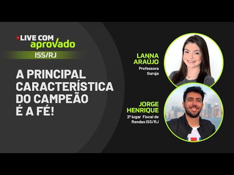 Live Com Aprovado - 2º Lugar no ISS RJ - Jorge Henriques