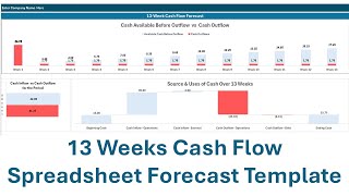 13 Weeks Cash Flow Forecast Template