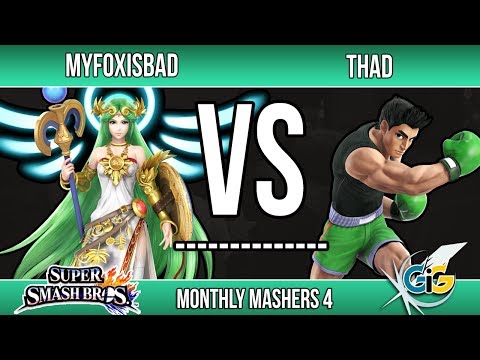 GiG- Monthly Mashers 4- Smash 4- MyFoxIsBad (Palutena) VS THAD (Mac/Falcon)