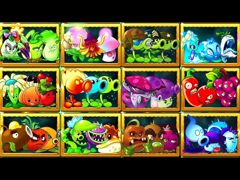 PvZ2 Tournament - 12 Plant Teams Battlez - Who Will Win ?