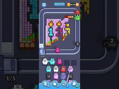 Pixel Flow Level 679 Walkthrough