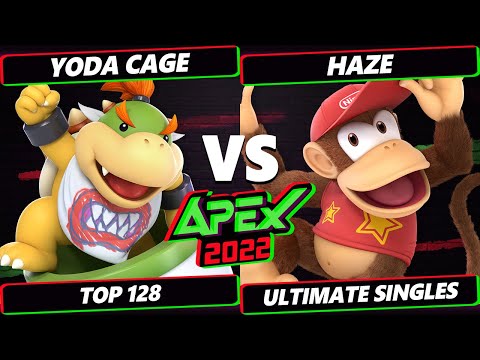 Apex 2022 - Yoda Cage (Morton) Vs. Haze (Diddy Kong) - SSBU Ultimate Tournament