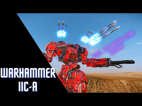 There was a firefight. Warhammer IIC-A. MechWarrior Online (MWO).