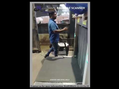 Baggage Scanner For Customs Security, Scan tunnel width: 1000 mm video by Moburban Global Private Limited