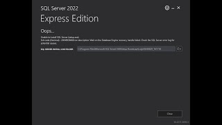 unable to install sql server (setup exe) |SQL SERVER HATASI