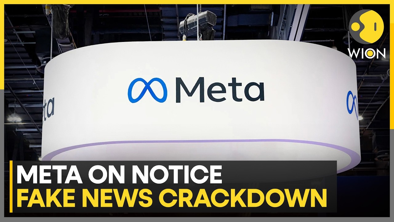 MeitY Seeks Stricter Meta Content Moderation | WION News