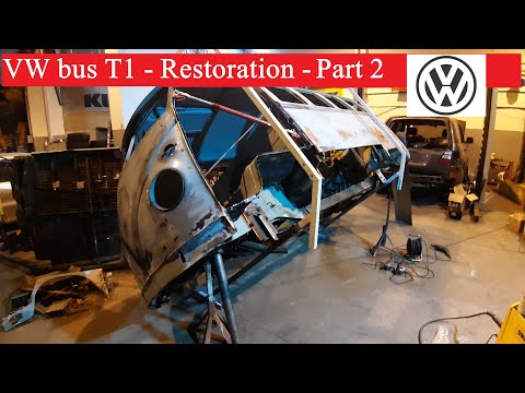 VW bus T1 - PART 2 - body car repair - left side