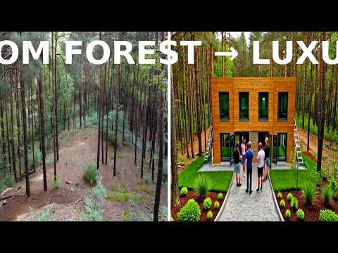 From Empty Forest to Luxury Spa | Full Construction Timelapse