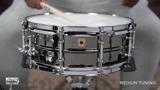 Video thumbnail for Ludwig 14x5 Black Beauty Hammered Millennium Snare Drum (LB416KTWM) by Memphis Drum Shop