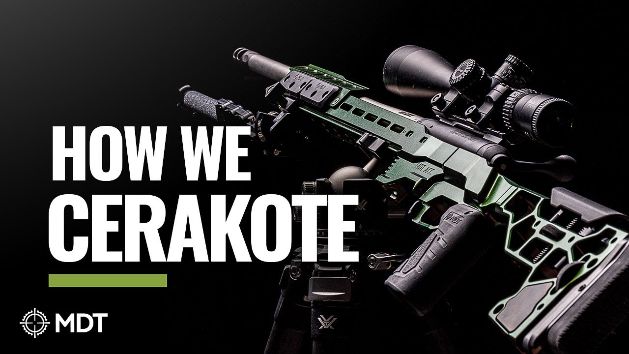 Cerakote Process: How MDT paints precision rifle chassis with Cerakote