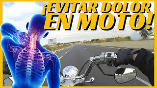 ¿Cómo evitar DOLOR de ESPALDA al ir en MOTO? Consejos y trucos para prevenir y conllevar molestias