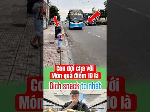 Con cầm món quà từ điểm 10 chỉ mong cha nhanh về chơi #camdong #yeuthuong #hanhphuc