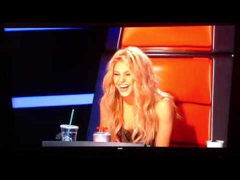 Adam Levine imitates Shakira