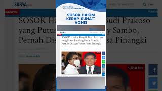 Profil Singgih Budi Prakoso, Hakim Banding Kasus Ferdy Sambo yang Pernah Sunat Vonis Jaksa Pinangki