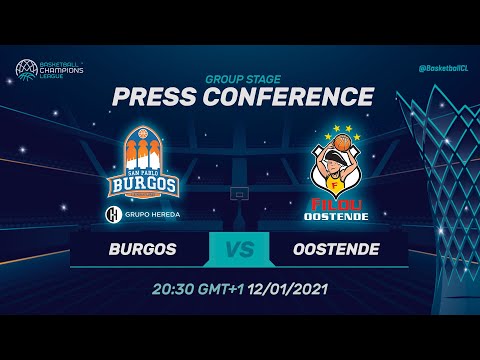 Hereda San Pablo Burgos v Filou Oostende - Press Conf. | Basketball Champions League 2020/21