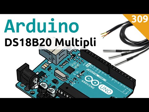 Usare più sonde DS18B20 con Arduino - Video 309