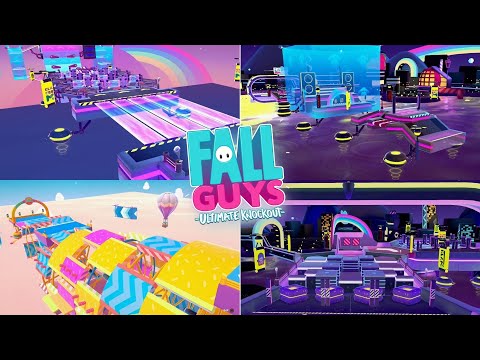 Fall Guys // All 7 New Maps [Season 4]