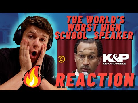 KEY AND PEELE - The World’s Worst High School Assembly Speaker ((IRISH REACTION!!))