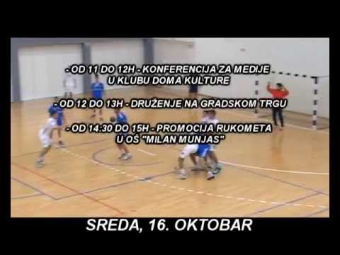 Najava saradnje RK Ub - RK Partizan. oktobar 2013.